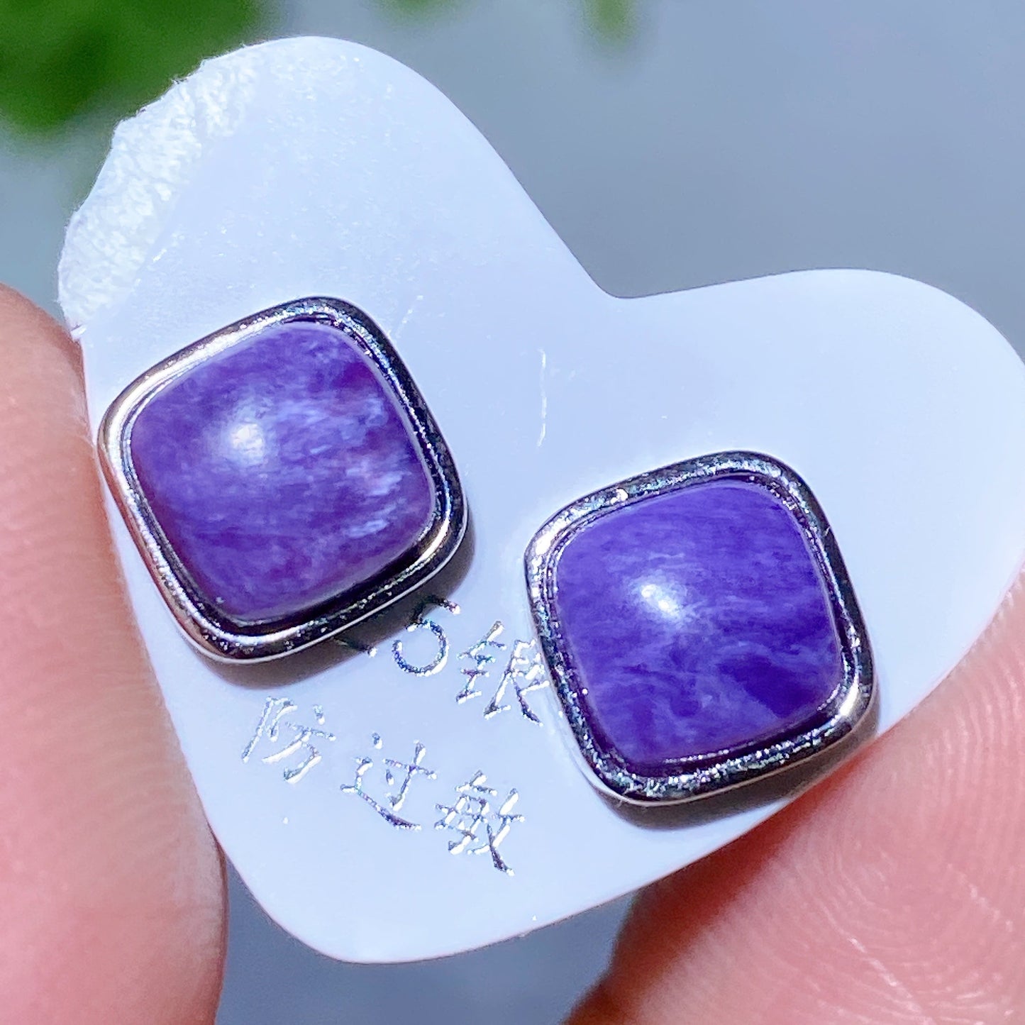 S925 Crystal Ear Stud Earring Crystal Healing Bulk Wholesale