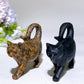 2.7" Crystal Cat Carving Crystal Healing Bulk Wholesale