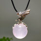 Rose Quartz Amethyst Fairy Pendant Crystal Healing Bulk Wholesale