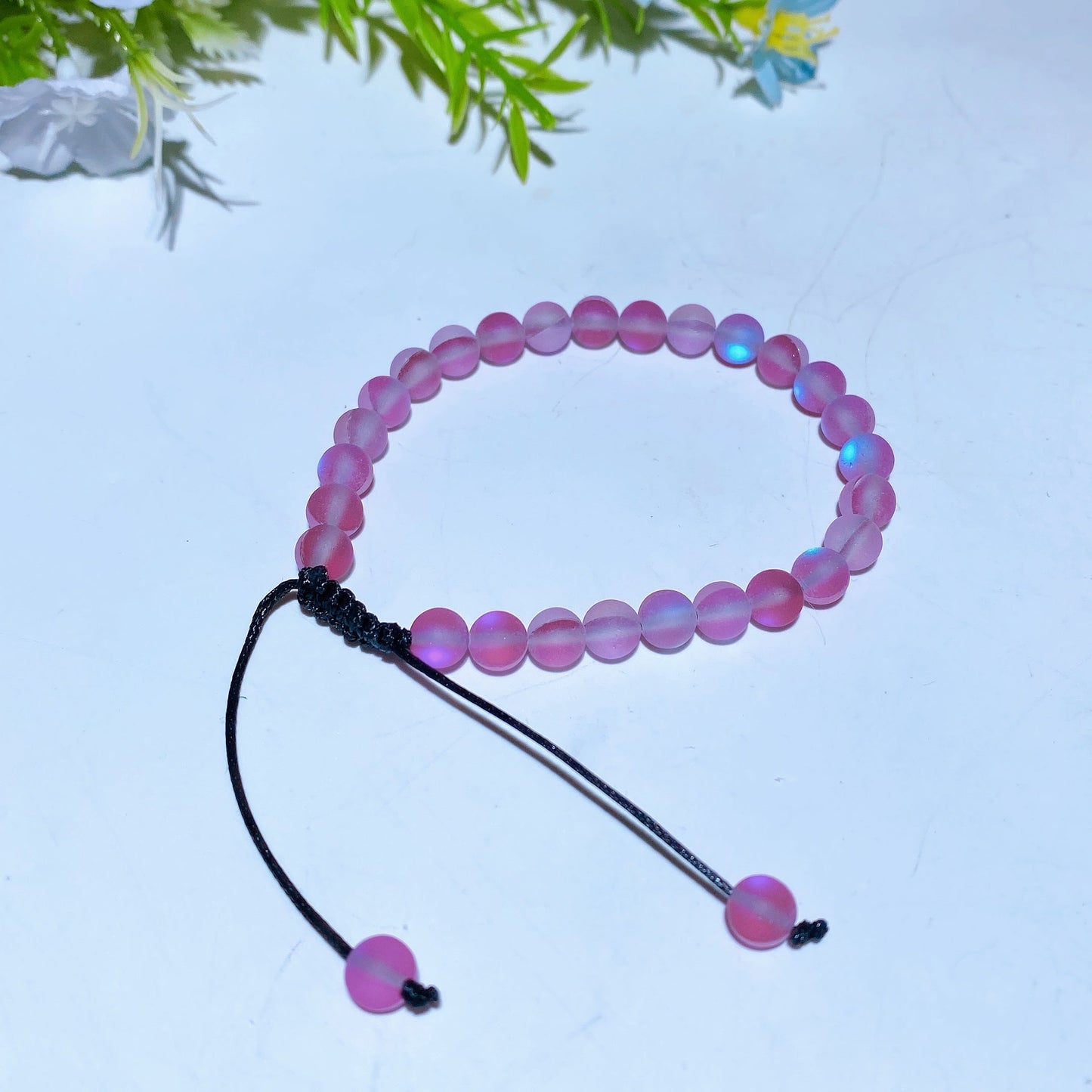 65mm Adjustable Aura Glass Bracelet Crystal Healing Bulk Wholesale