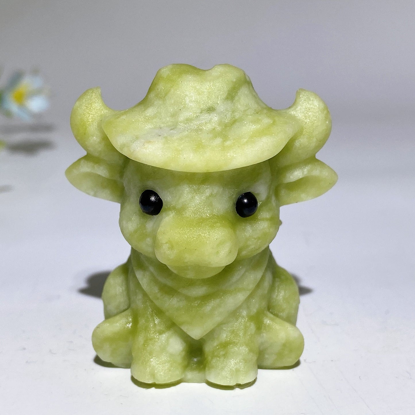 2.0" Highland Cow Carving Crystal Healing Bulk Wholesale