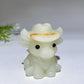 2.0" Highland Cow Carving Crystal Healing Bulk Wholesale