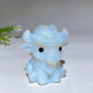 2.0" Highland Cow Carving Crystal Healing Bulk Wholesale