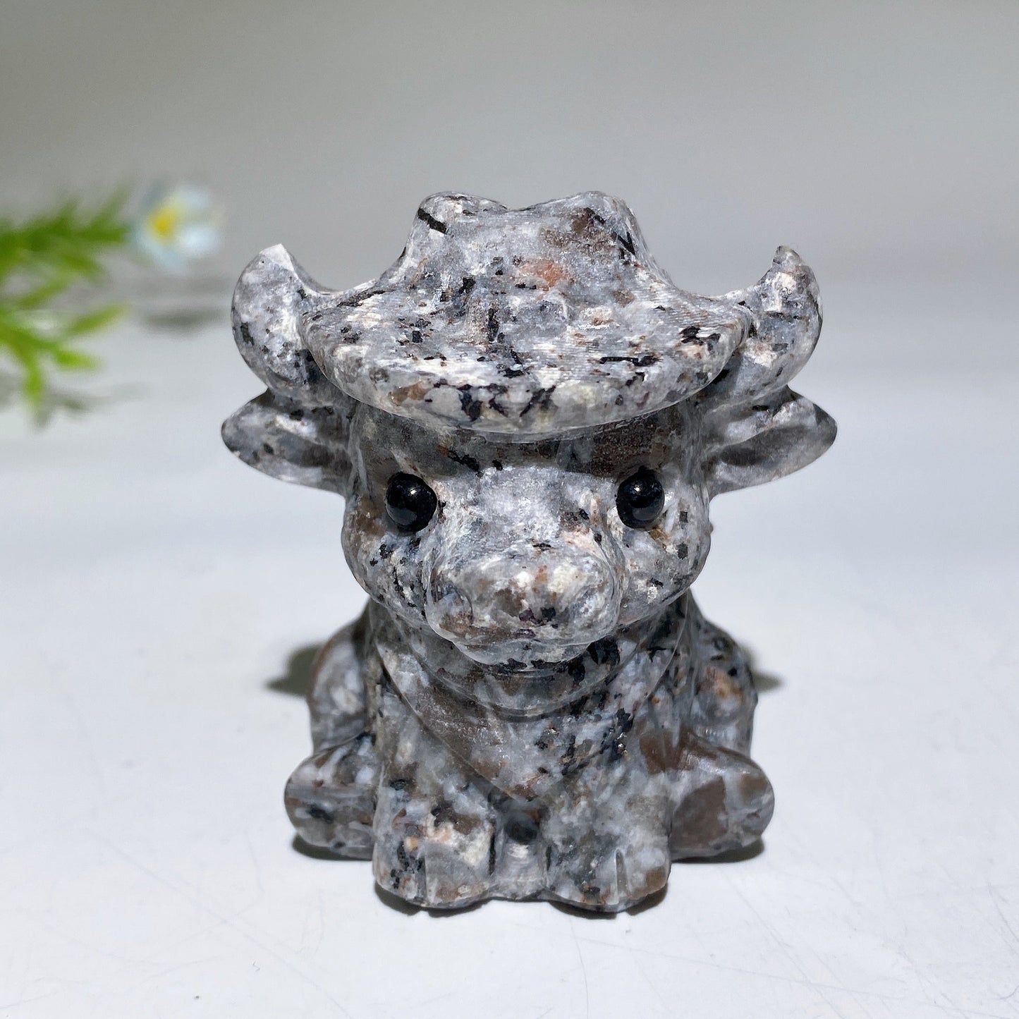 2.0" Highland Cow Carving Crystal Healing Bulk Wholesale