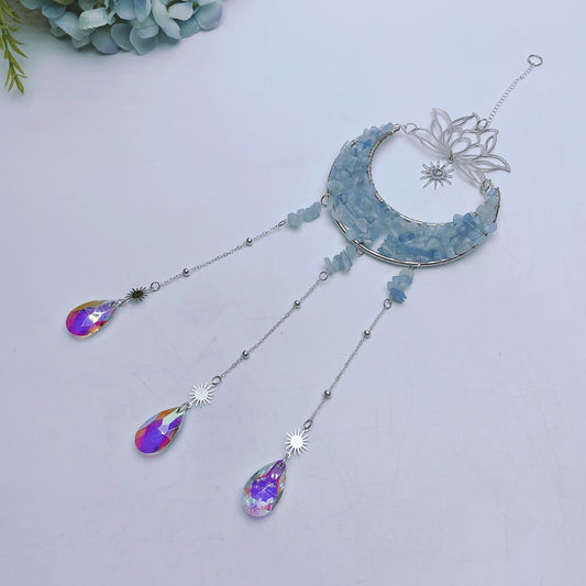 Crystal Chips Suncatcher Hanging Ornament Crystal Healing Bulk Wholesale