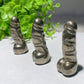 1.95" Pyrite Ding Ding Carvings Bulk Wholesale