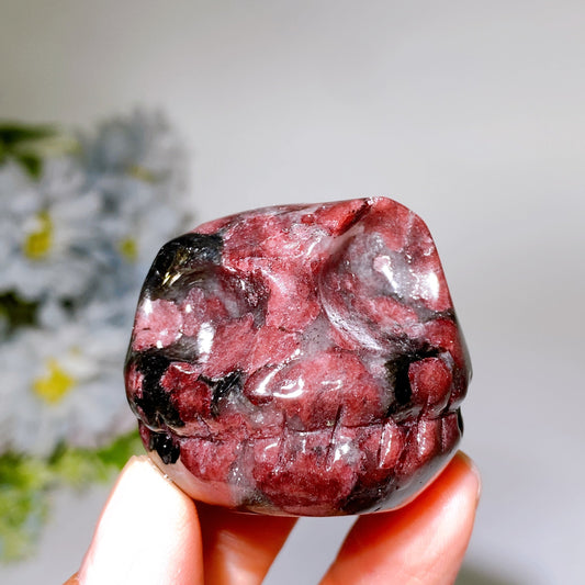 1.7" Crystal Jack Skellington Head Carving Crystal Healing Bulk Wholesale