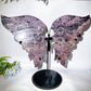 Large Unique Charoite with Calcite Butterfly Wings with Stand Crystal Healing Bulk Wholesale