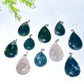 Moss Agate Water Drop Pendant Crystal Healing Bulk Wholesale