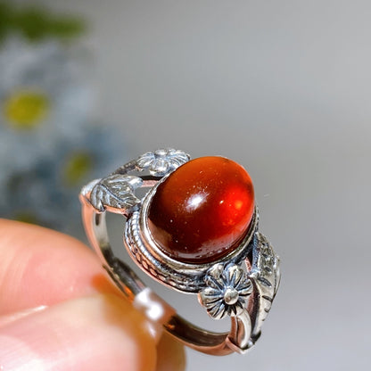 S925 Garnet Ring Pendant Crystal Healing Bulk Wholesale