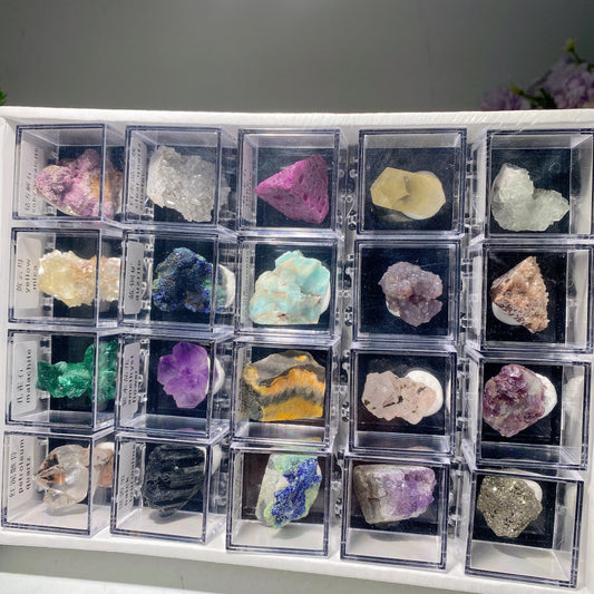 Mixed Crystal Specimen Box Collection Bulk Wholesale