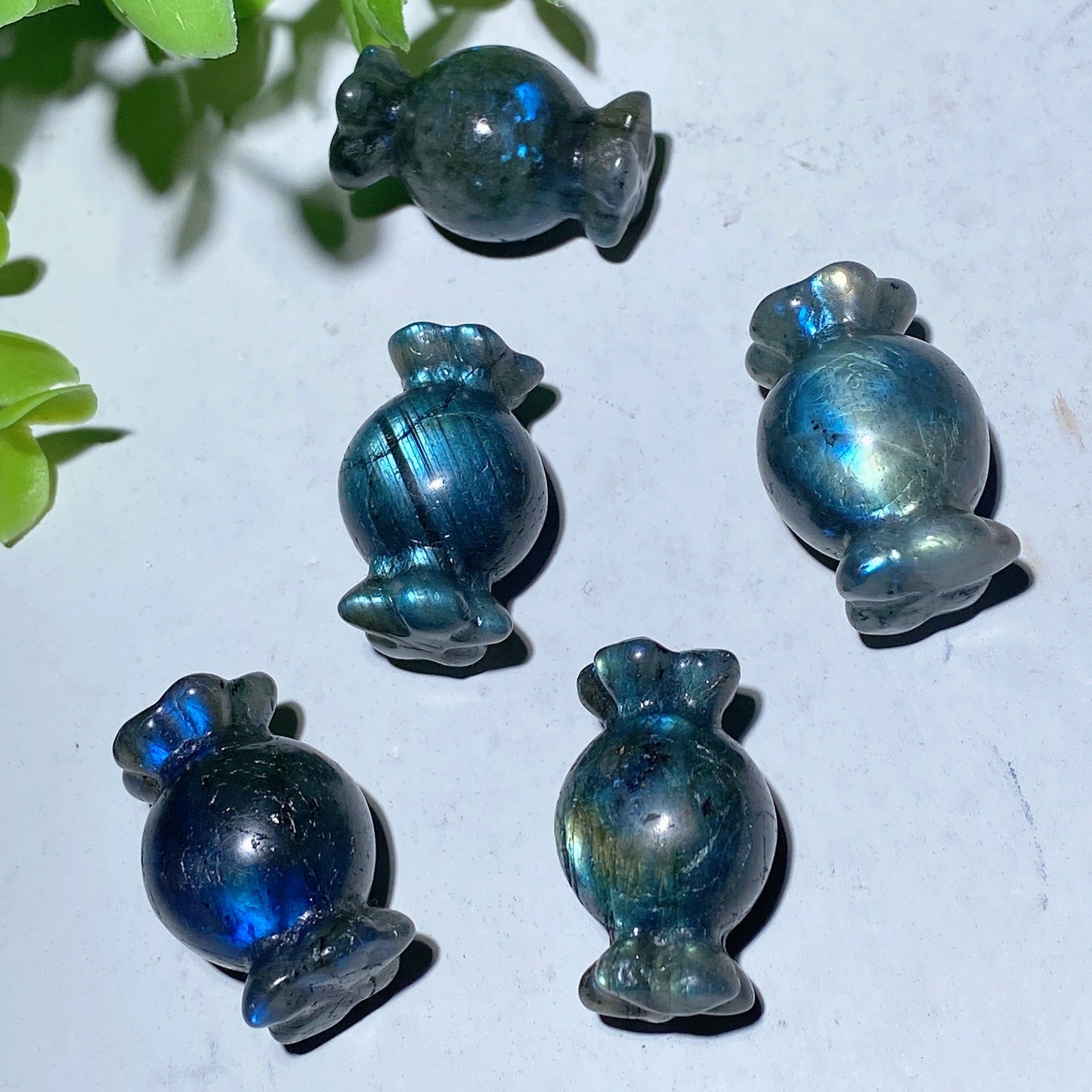 30mm Labradorite Candy Carvings Bulk Wholesale