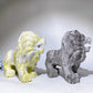 20cm Serpentine Picasso Stone Lion Carving Crystal Healing Bulk Wholesale
