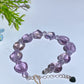 Lavender Amethyst Heart Bracelet Crystal Healing Bulk Wholesale