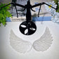 5.6" Selenite Angel Wings Carvings with Stand Bulk Wholesale