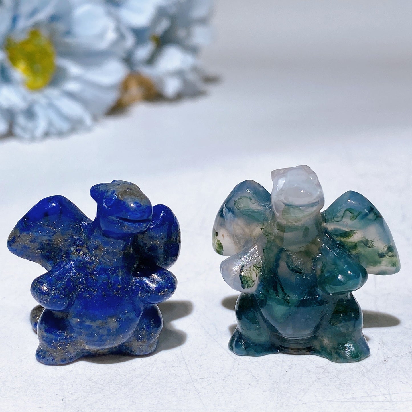 1.2" Mini Crystal Charizard Pokemon Carving Crystal Healing Bulk Wolesale