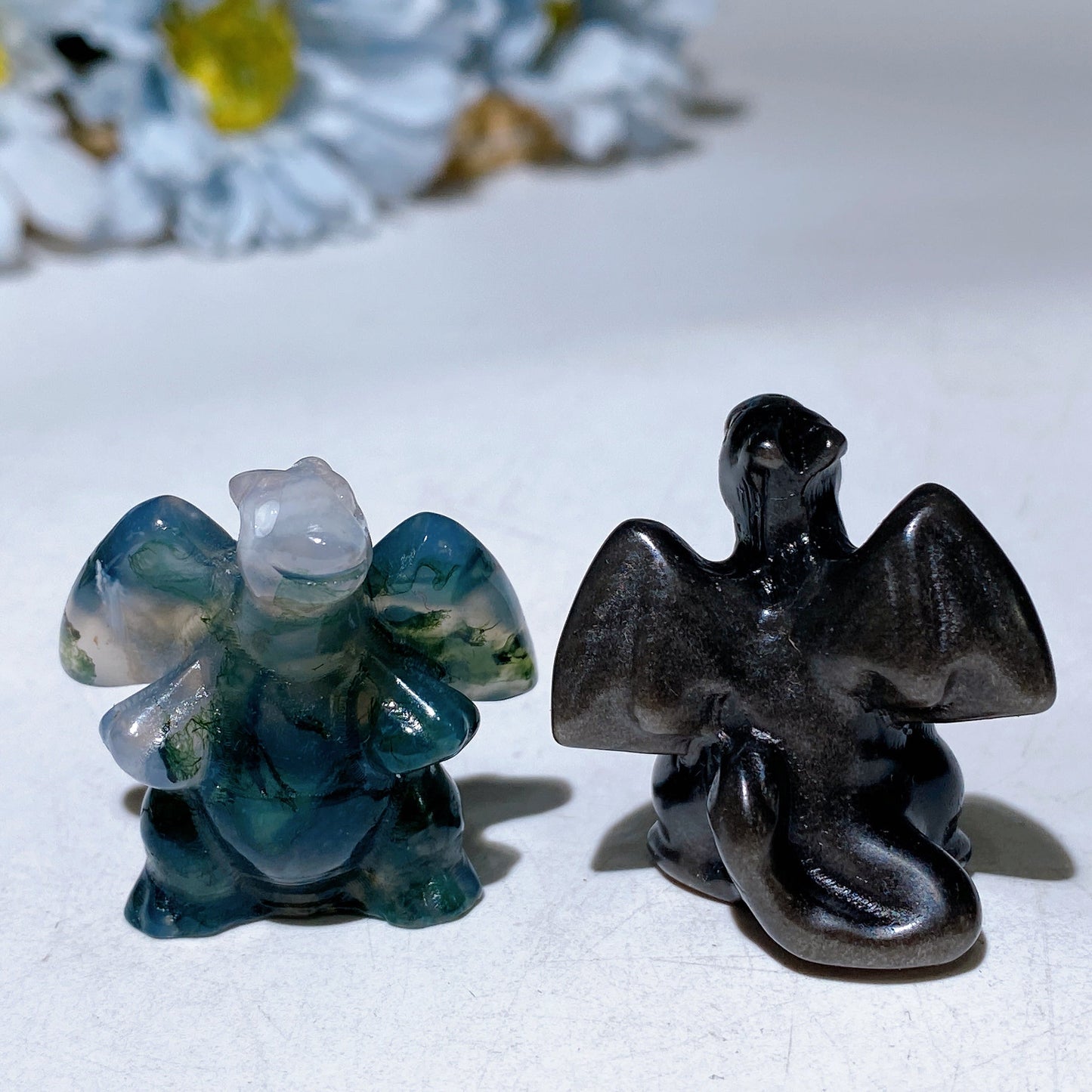 1.2" Mini Crystal Charizard Pokemon Carving Crystal Healing Bulk Wolesale