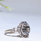 Sterling Silver Black Tourmaline in Quartz Ring Crystal Healing Bulk Wholesale