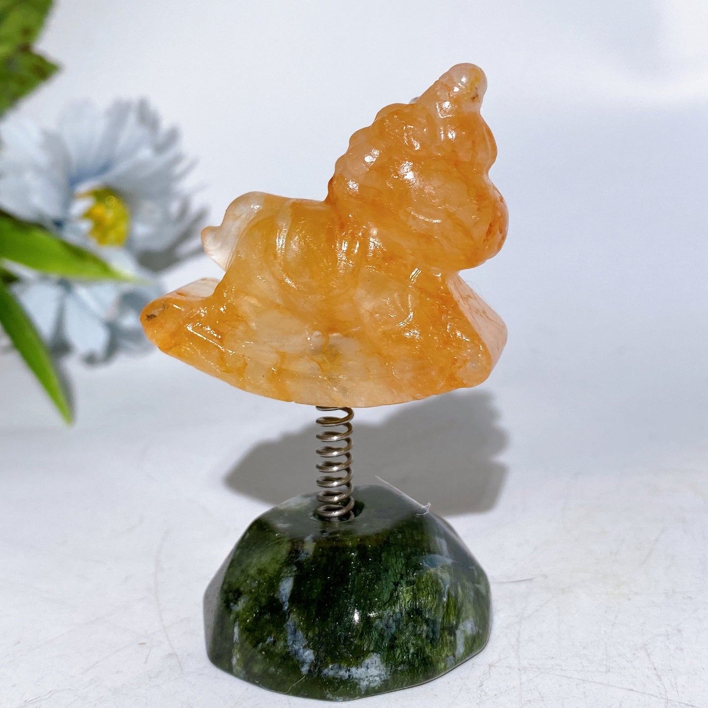 3.2" Crystal Unicorn with Serpentine Base Crystal Healing Bulk Wholesale