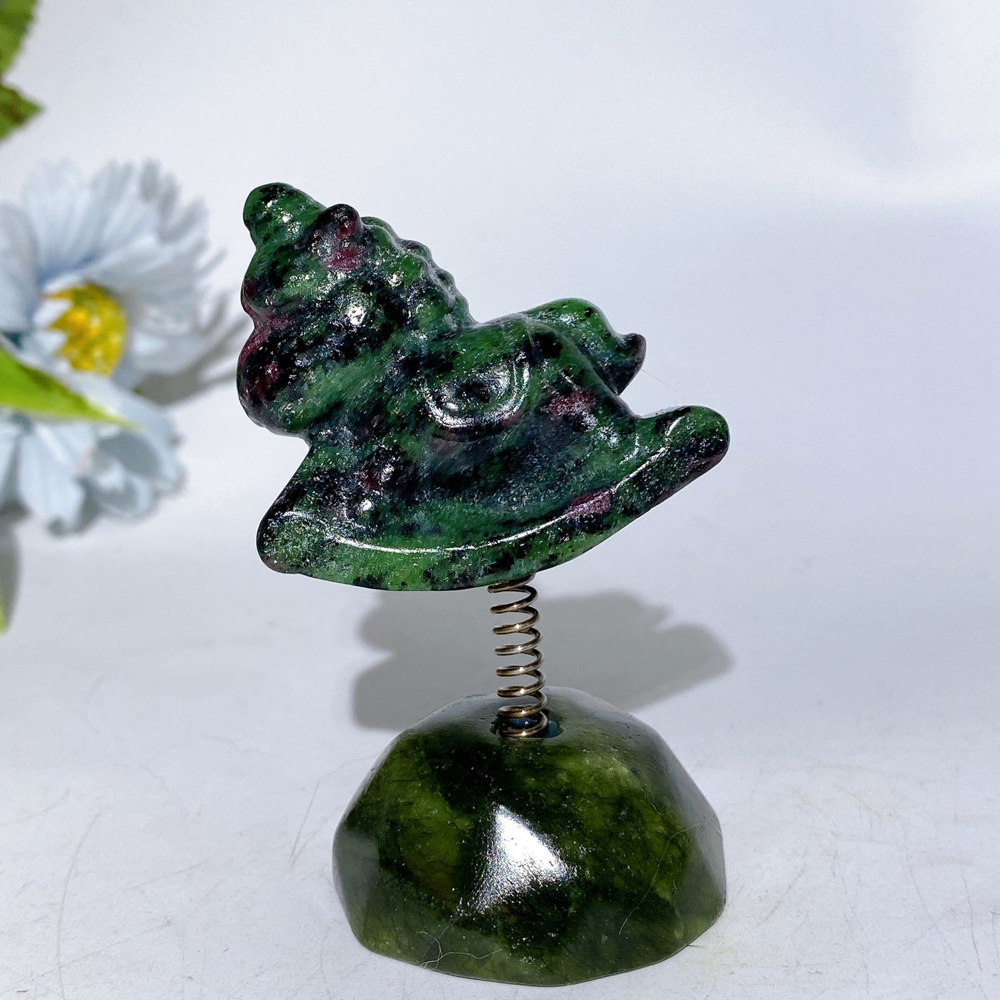 3.2" Crystal Unicorn with Serpentine Base Crystal Healing Bulk Wholesale