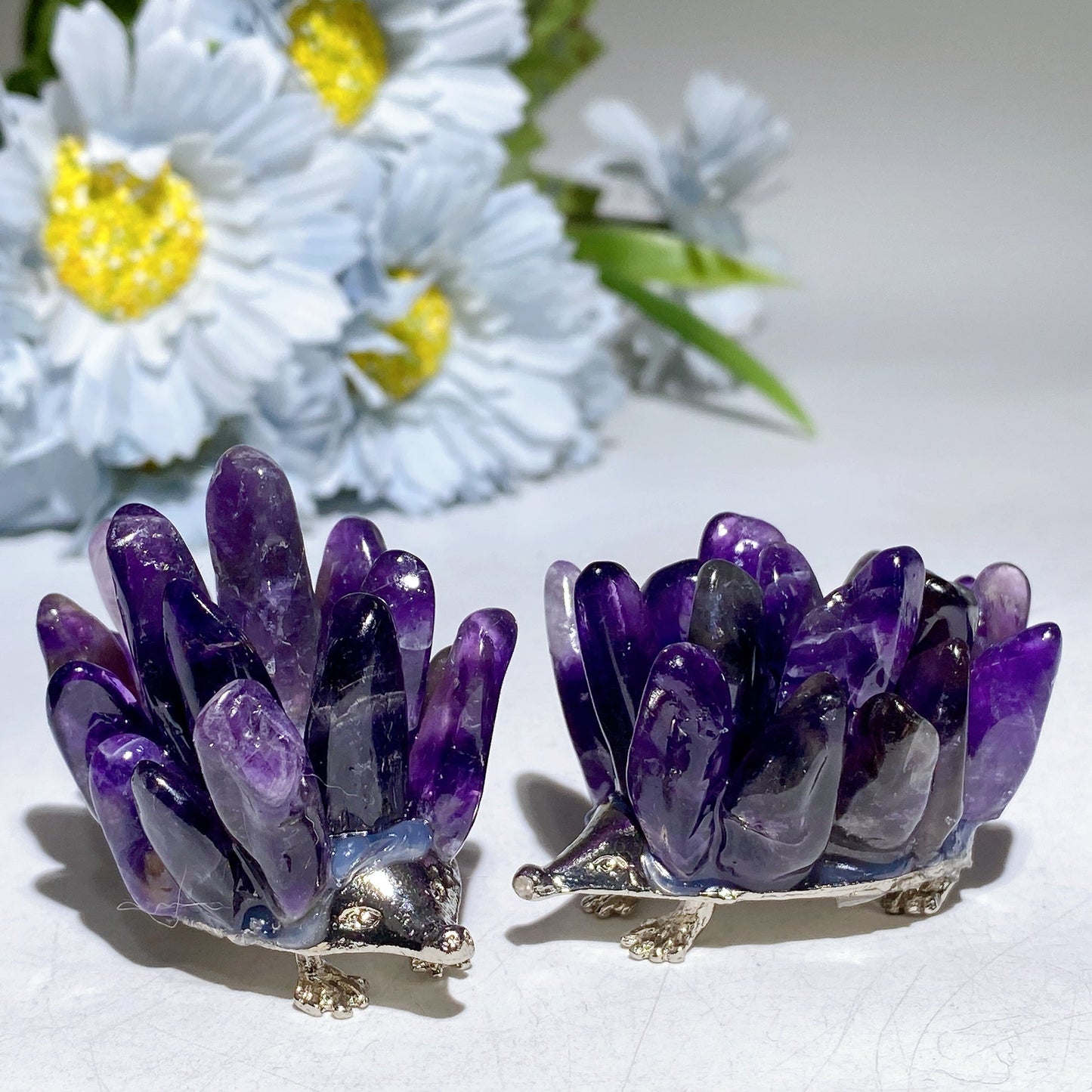 2.0" Crystal Hedgehog Free Form Crystal Healing Bulk Wholesale