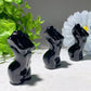 2.0" Black Obsidian Woman Moel Body Carvings Bulkl Wholesale