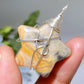 Crystal Star Pendant with Black Cord Necklace Crystal Healing Bulk Wholesale
