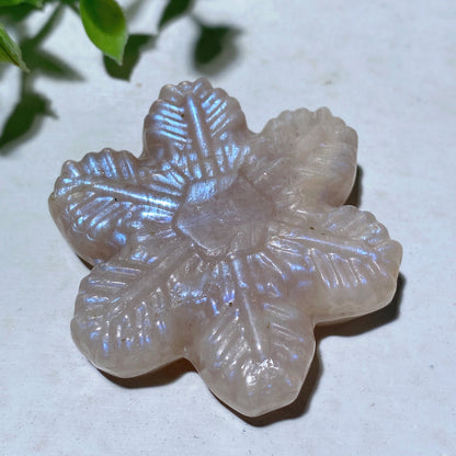 2.0" Mixed Crystal Snowflake Carvings Bulk Wholesale