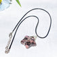 Crystal Star Pendant with Black Cord Necklace Crystal Healing Bulk Wholesale