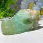 2.8" Caribbean Calcite Dragon Head Carvings Bulk Wholesale