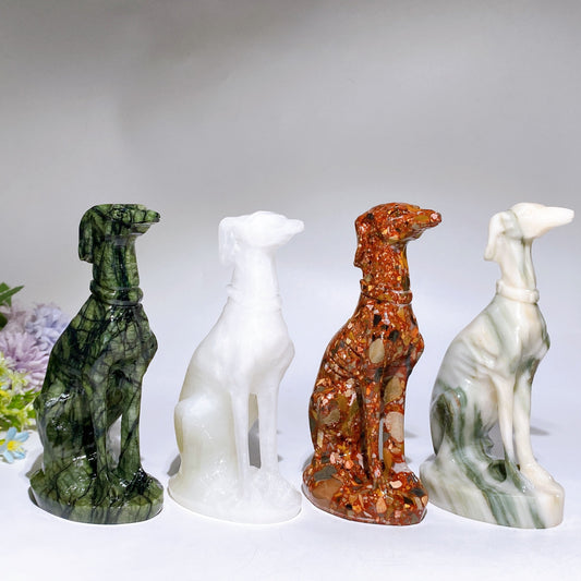 15cm Crystal Dog Carving Crystal Healing Bulk Wholesale