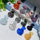 1.4" Mixed Crystal Snake Carvings Bulk Wholesale