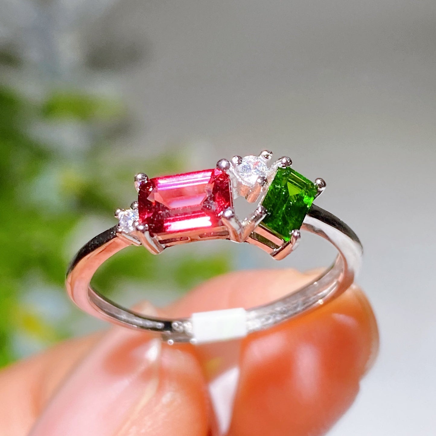 S925 Crystal Ring Crystal Healing Bulk Wholesale