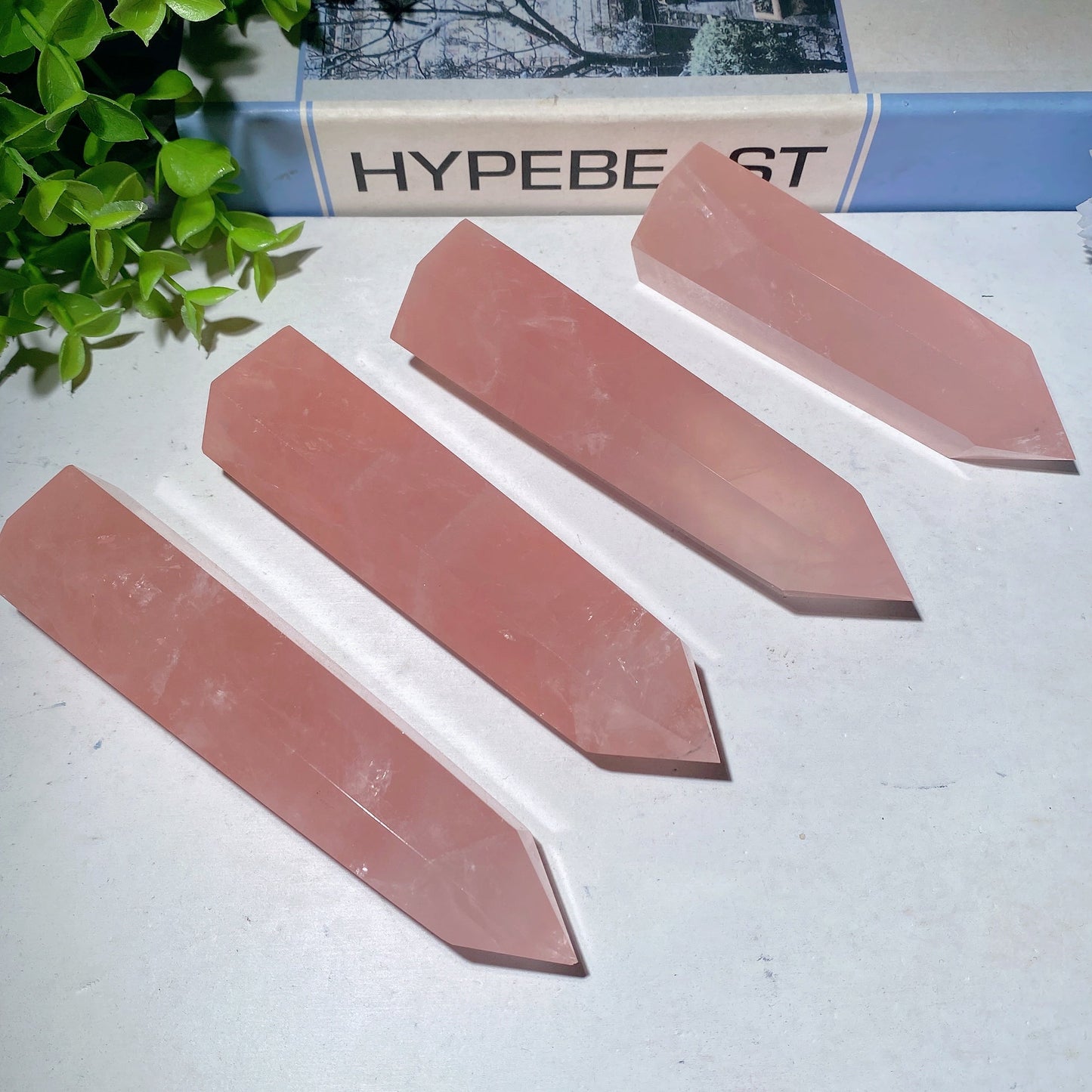 3.5"-8.0" High Quality Rose Quartz Tower Bulk Wholesale