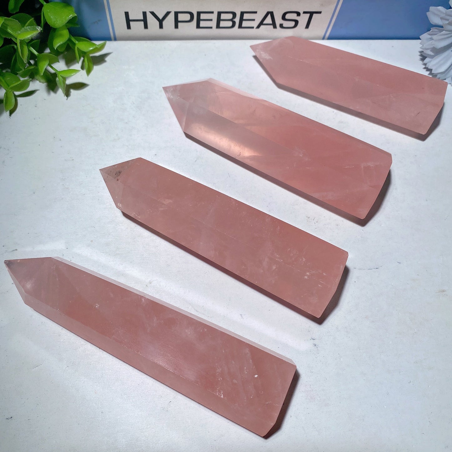 3.5"-8.0" High Quality Rose Quartz Tower Bulk Wholesale