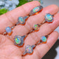 Sterling Silver S925 Natural Opal Ring Crystal Healing Bulk Wholesale