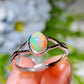 Sterling Silver S925 Natural Opal Ring Crystal Healing Bulk Wholesale
