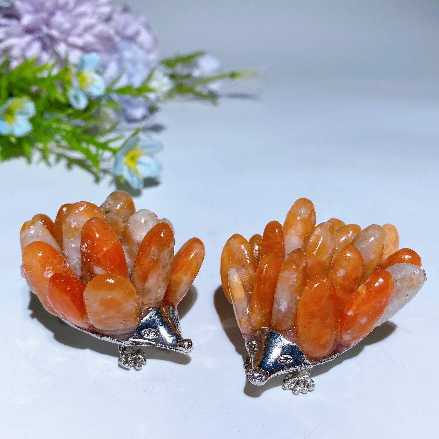 2.0" Crystal Hedgehog Free Form Crystal Healing Bulk Wholesale