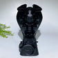 6.1" Black Obsidian Cthulhu Carving Crystal Healing Bulk Wholesale