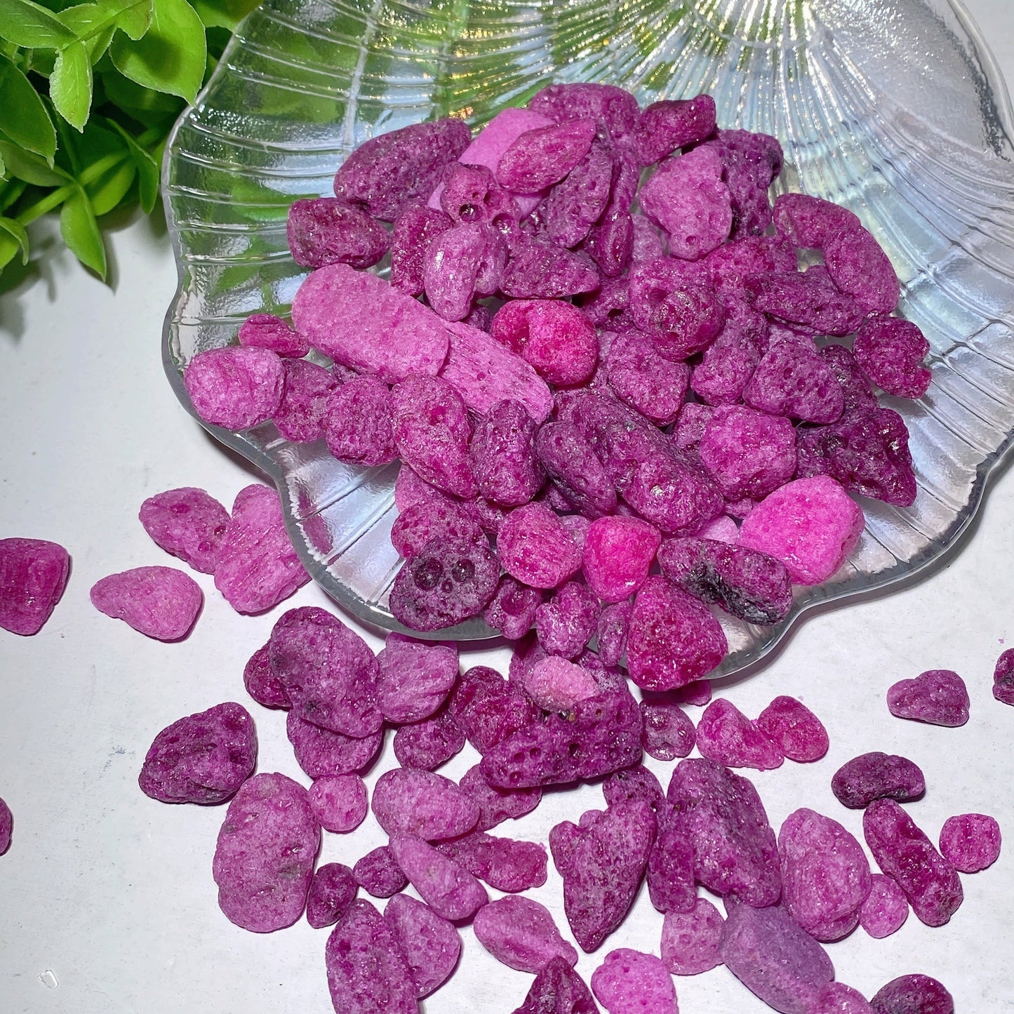 10-20mm Honeycomb Ruby Clacite Chips Bag Bulk Wholesale