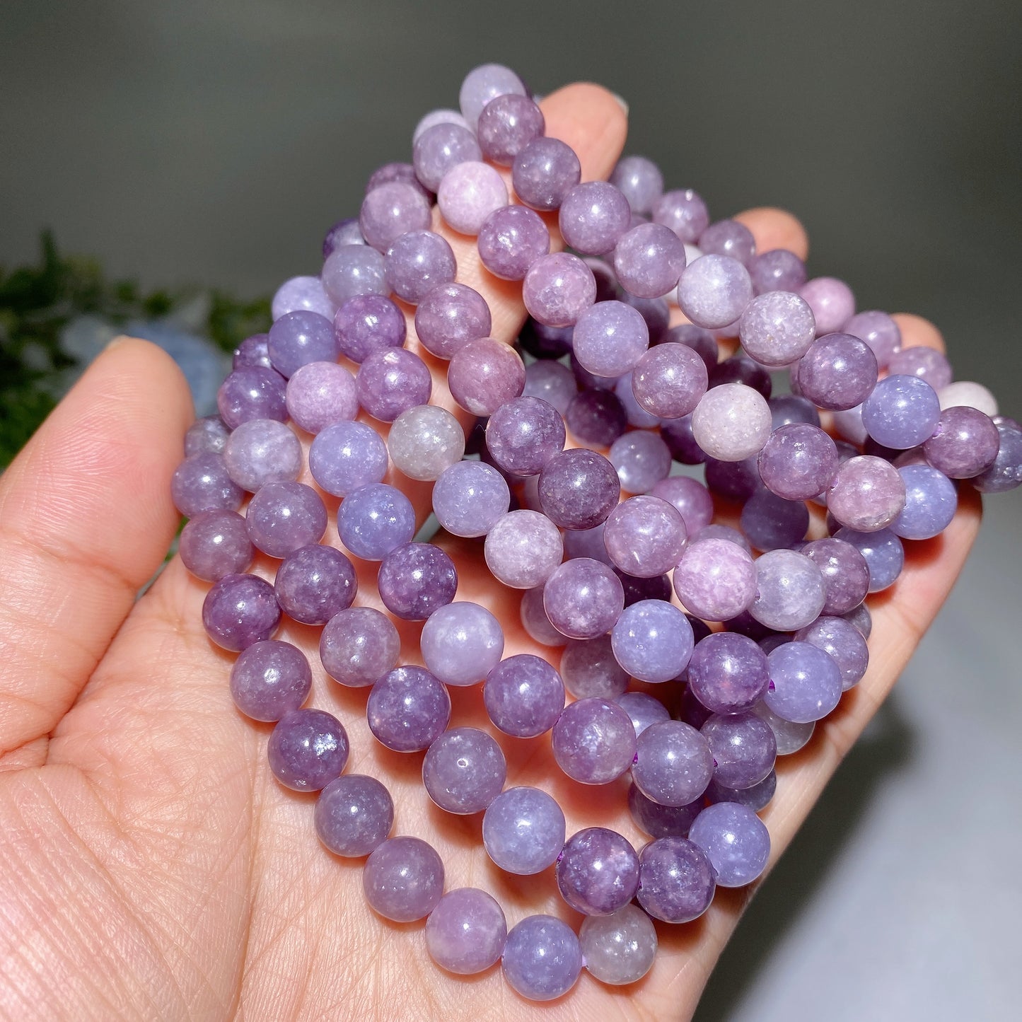8mm Purple Mica Bracelet Best Crystal Wholesalers