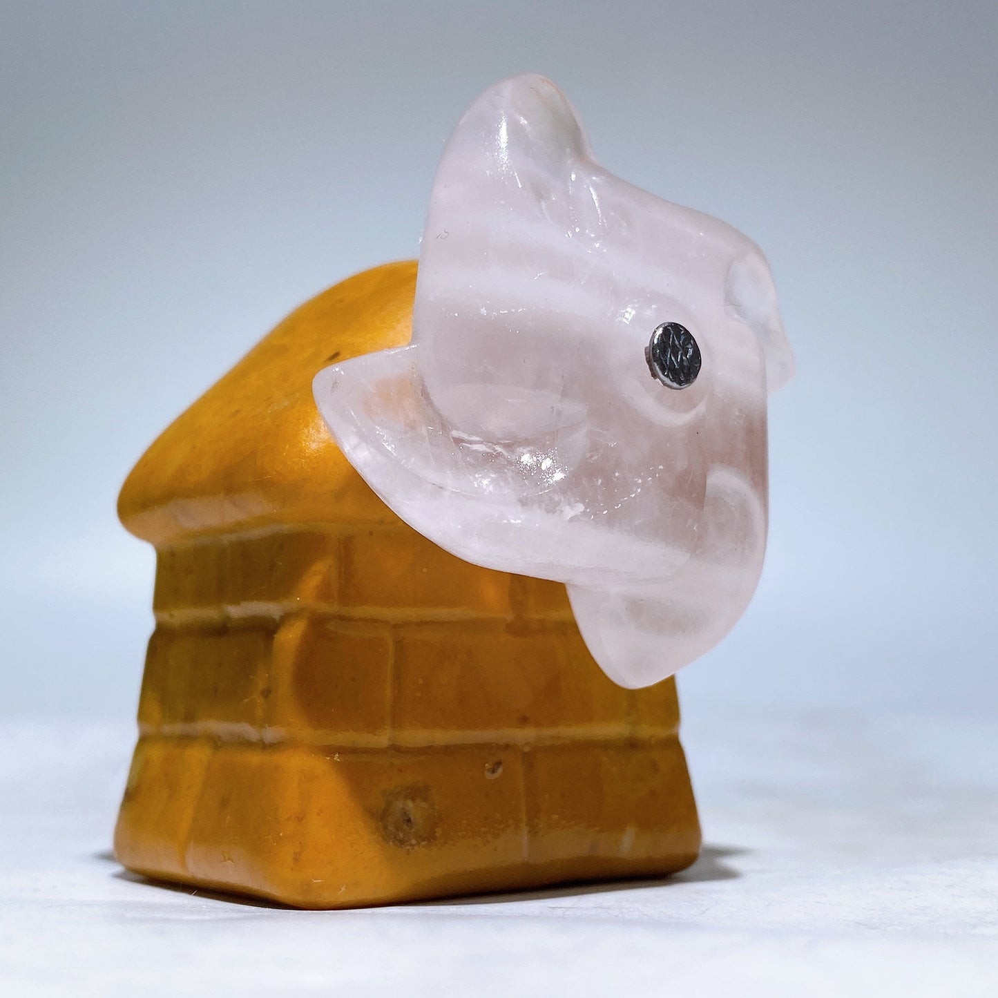 2.0" Crystal Windmill House Carving Crystal Healing Bulk Wholesale