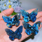 1.9" Labradorite Skull Butterfly Carving Crystal Healing Bulk Wholesale