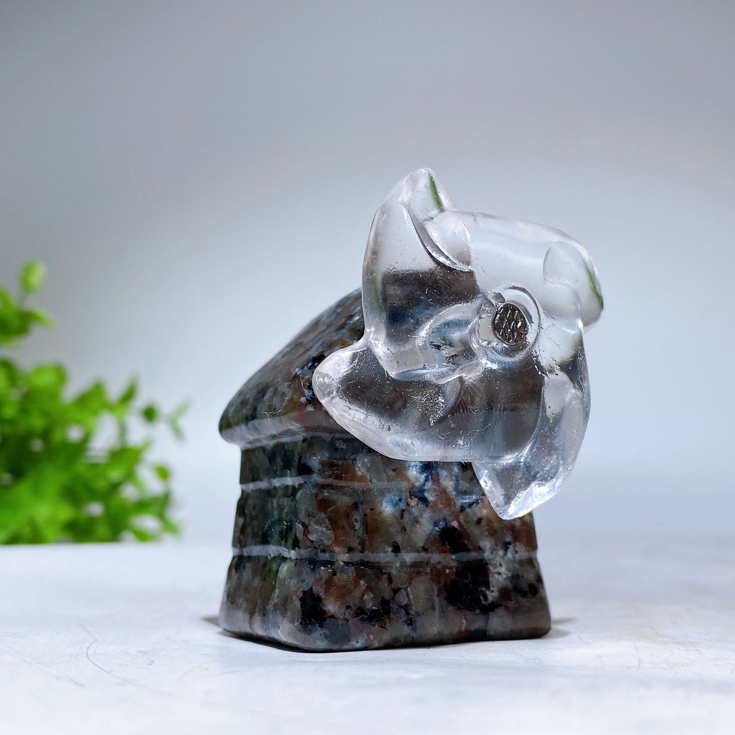 2.0" Crystal Windmill House Carving Crystal Healing Bulk Wholesale