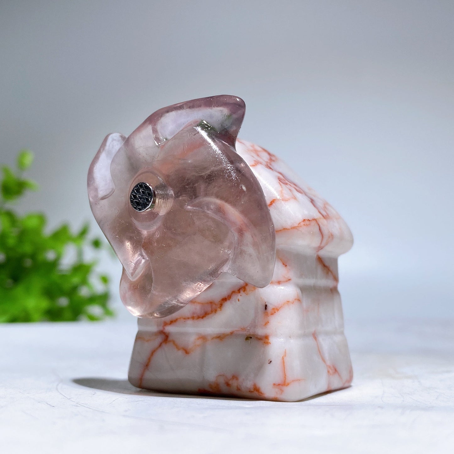 2.0" Crystal Windmill House Carving Crystal Healing Bulk Wholesale