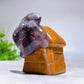 2.0" Crystal Windmill House Carving Crystal Healing Bulk Wholesale