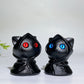 2.0" Black Obsidian Halloween Cat Carving Crystal Healing Bulk Wholesale