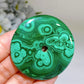 35-55mm Malachite Donut Pendant Crystal Healing Bulk Wholesale