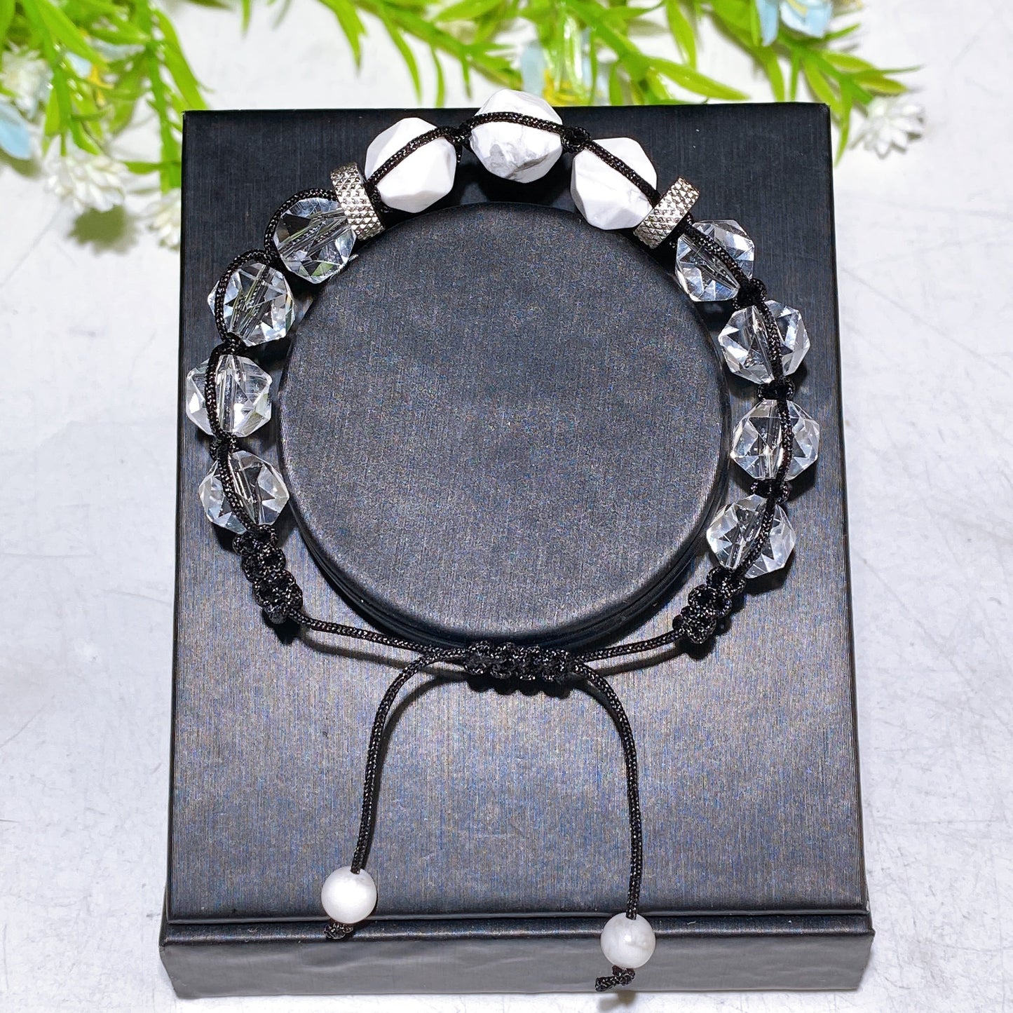 Crystal Polyhedron Adjustable Bracelet Crystal Healing Bulk Wholesale