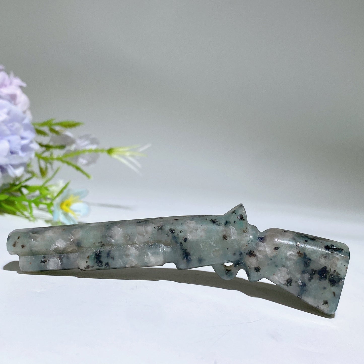 3.9" Crystal Gun Carving Crystal Healing Bulk Wholesale